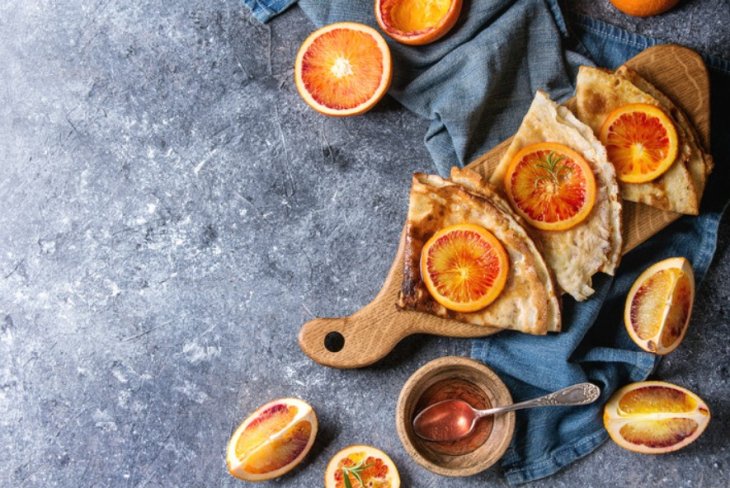 Искры и пламя: рецепт блинчиков «Креп Сюзетт»