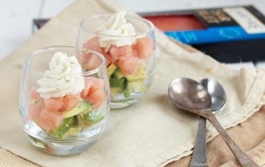 Вкуснейшая закуска с семгой и авокадо