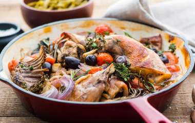 Рагу из кролика с овощами