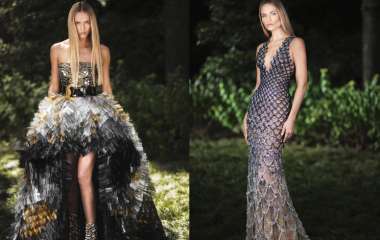 Наташа Поли представила коллекцию Atelier Versace осень-зима 2018-2019