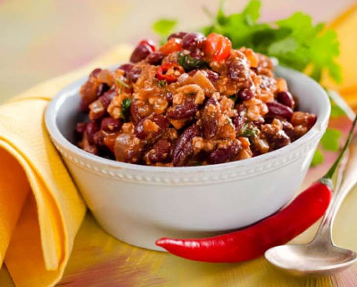 Лобио под восточным соусом