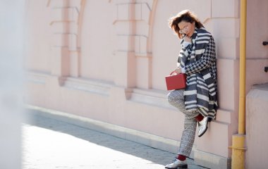 Модные женские брюки в клетку осень-зима 2018-2019, фото