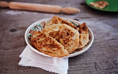 Ленивые хачапури с зеленью вместо блинов и оладий