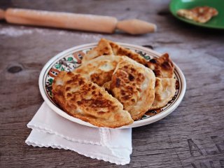 Ленивые хачапури с зеленью вместо блинов и оладий