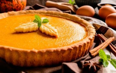 Тыквенный пирог с корицей