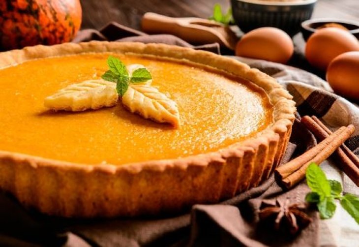 Тыквенный пирог с корицей