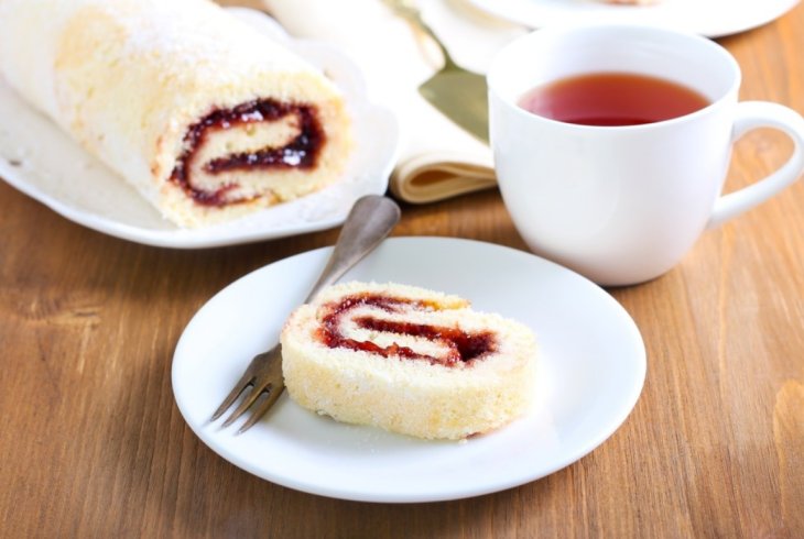 Рулет с повидлом 