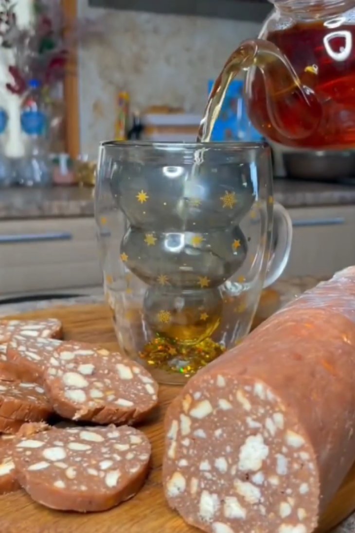 Сладкая колбаса из нашего детства