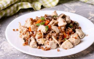 Гречка с курицей. Воскресный рецепт