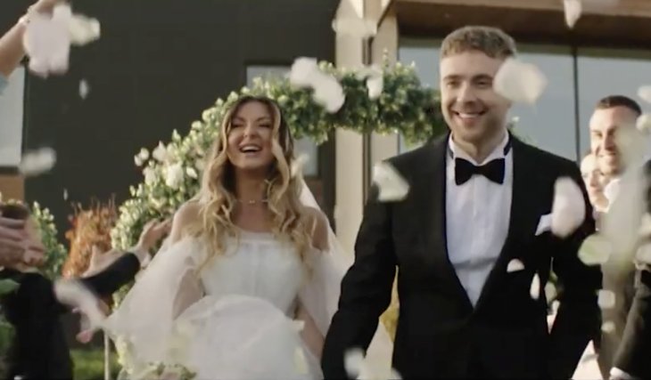 Кадры со свадьбы Нюши и Егора Крида попали в сеть