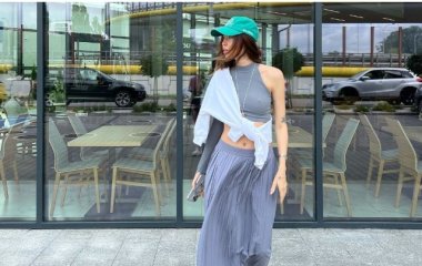 Надя Дорофеева показала, как в Варшаве прогулялась по городу с дочерью Миши Кацурина