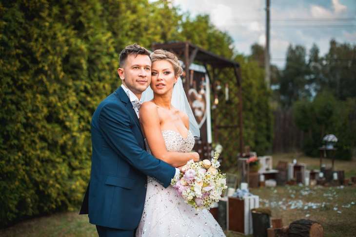 Полина Логунова и Дмитрий Ступка отметили годовщину свадьбы
