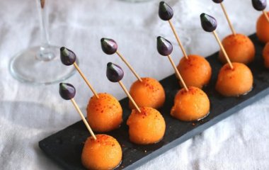 Пикантная закуска из дыни