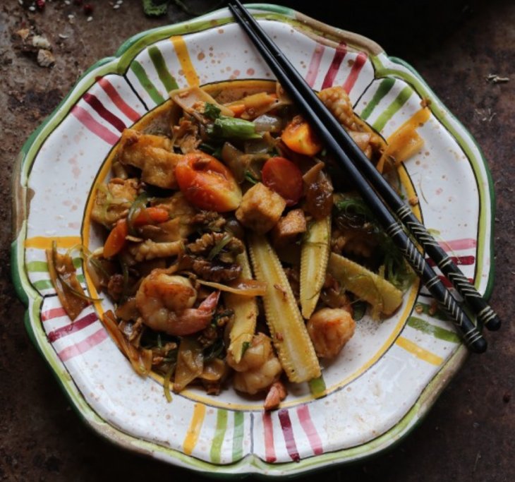 Пад-тай с курицей