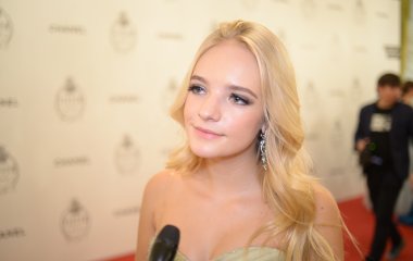 Елизавета Пескова на открытии поп-апа Gucci Pin