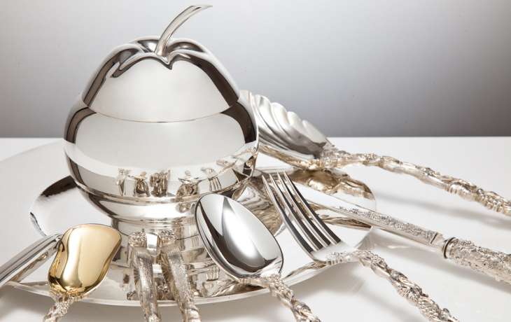 Выбираем столовую посуду из серебра: на что обратить внимание
