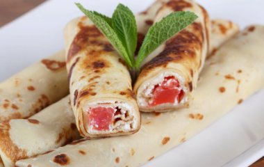 Рецепты аппетитных и вкусных блинчиков с мясом