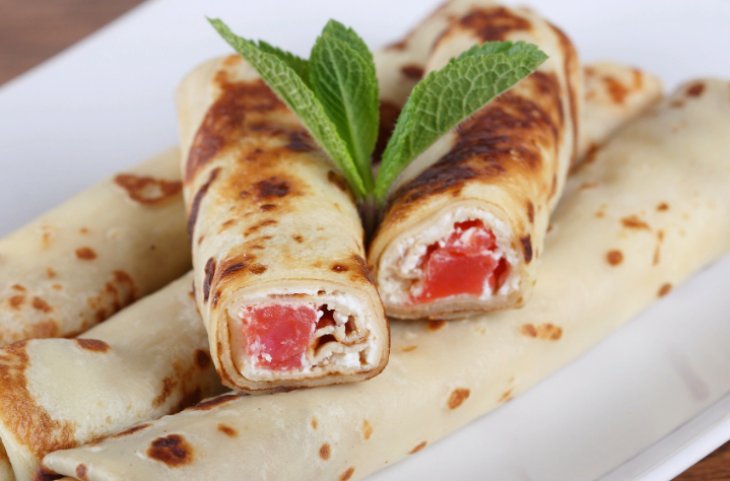 Рецепты аппетитных и вкусных блинчиков с мясом