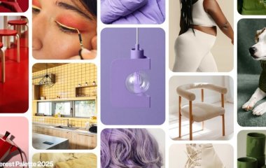 Названі кольори року 2025 за вибором Pinterest, які вони (фото)