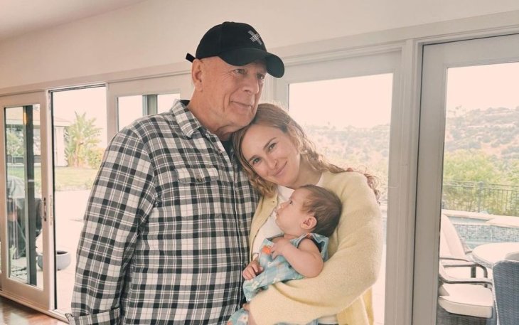 Дочь тяжелобольного Брюса Уиллиса поделилась редким фото с ним