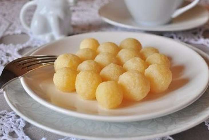 Клецки картофельно-тыквенные