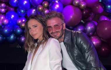  Семья Бекхэмов вышла вместе в свет (фото)