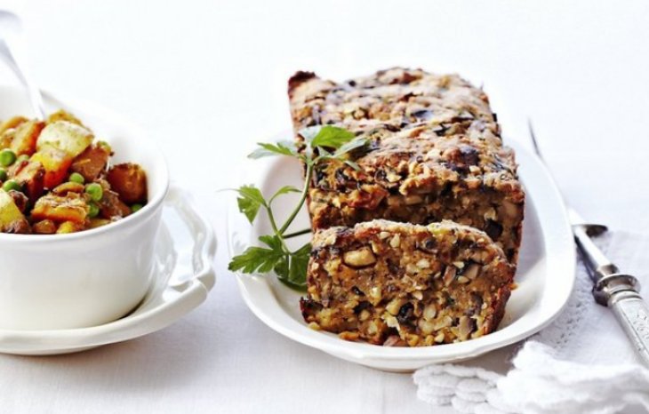 Кекс с грибами