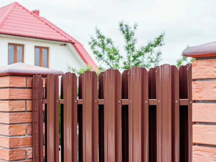 Штакетник металлический для сооружения ограждений: особенности и преимущества выбора
