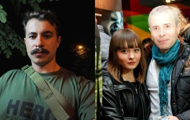 Син Костянтина Грубича показався на могилі сестри-близнюка й щемко розділив з нею важливе свято