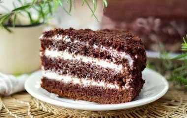 Торт «шоколадно-сметанный»
