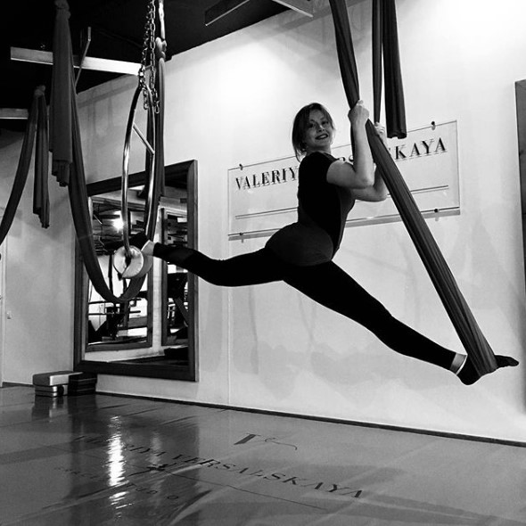 Елена Коавец на тренировке фото