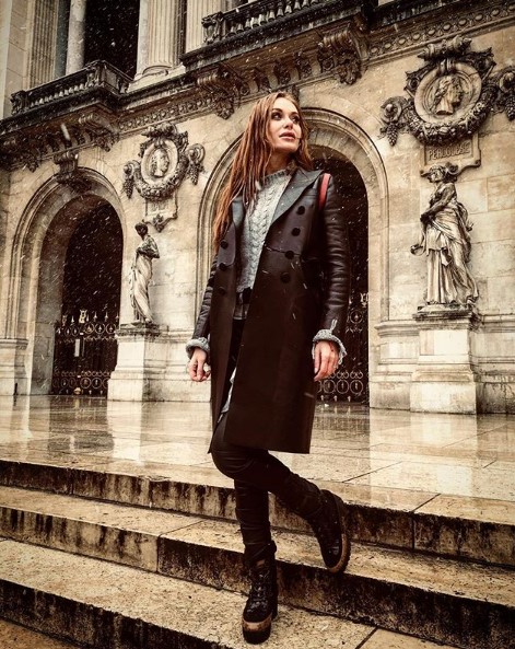 фото Слава Каминская в Париже