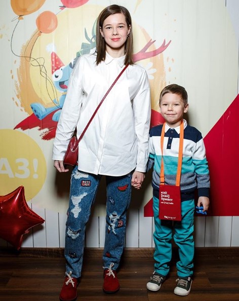 Екатерина Шпица с сыном фото