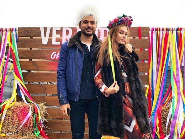 Слава Каминская с мужем фото