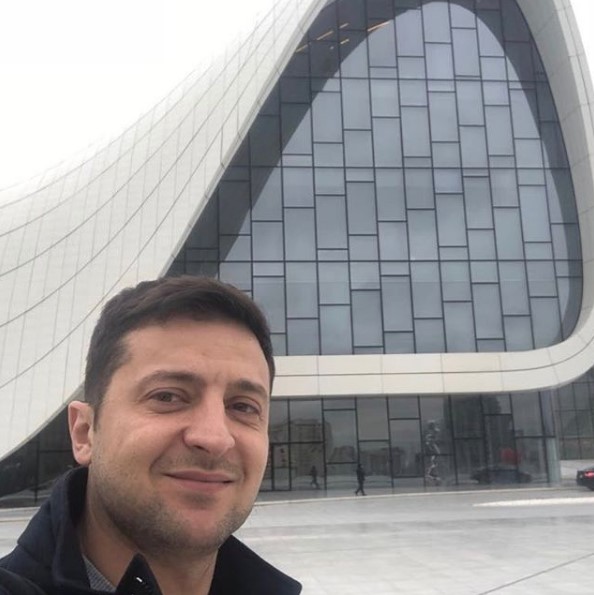 Володимир Зеленський у Баку фото