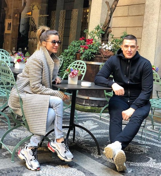 Ксенія Бородіна з чоловіком фото