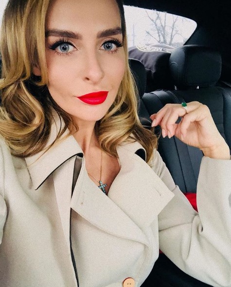 Екатерина Варнава на селфи