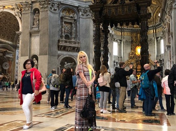 Лера Кудрявцева в Ватикане фото