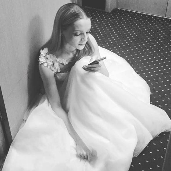 Екатерина Вилкова в свадебном платье фото