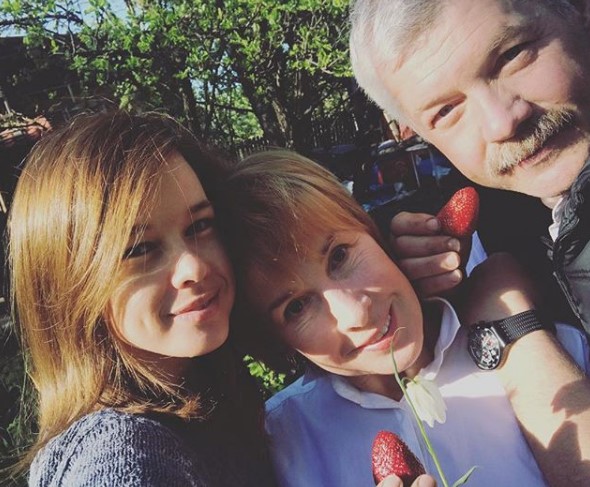 Екатерина Шпица с родителями фото